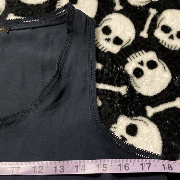 BANANA REPUBLIC Dark navy blue scoop neck camisole tank top ~ VINTAGE XS SMALL - Picture 6 of 9